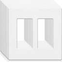 2-Gang Screwless Wall Plate Double Decorator Outlet Covers for electrical outlets,light switch,Hidden Screw Face Plates Size 4.72x4.64 (10-Pack)