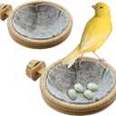 FOIBURELY 2 Sets Bird Nest Canary Finch Parrot Nest with Felt4.5 inches