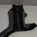 Fleece Dog Coat for Small Medium Dog,Pullover Pajamas Jumpsuit Bodysuit Puppy Coats with Legs, Pet Windproof Warm Cold Weather Jacket Full Body Vest Cozy Snowsuit Outfit Clothes (Black, M)