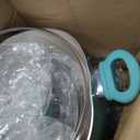 GreenLife Soft Grip 16 Piece Cookware Set, Non-Toxic PFAS-Free Ceramic Nonstick, Pots, Frying, Sauce, Saute, Glass Lids, Stay-Cool Handles, Wobble Free Bases, Dishwasher & Oven Safe, Turquoise