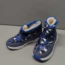 HOBIBEAR Boys Girls Toddler Snow Boots Waterproof Slip Resistant Outdoor Winter Shoes(Toddler/Little Kids/Big Kids) (Blue/Black) 2.5 Little Kid