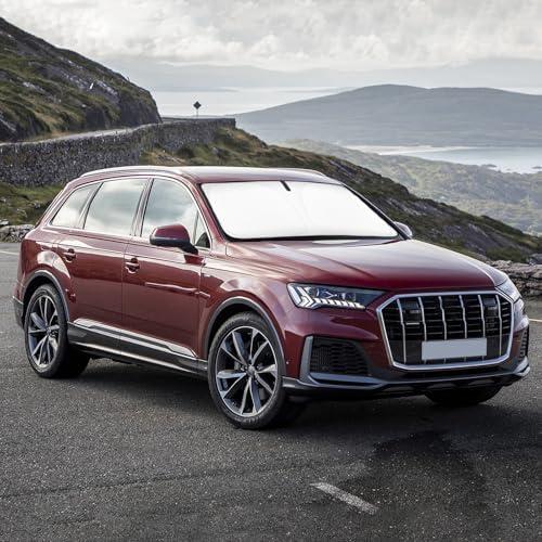 Windshield Sun Shade for Audi Q7 2016-2023 2024 2025 2026 Accessories Automotive Windshield Sunshades for Car Windows Protector 210T Reflective Blocks UV Rays Keep Your Car Cooler