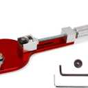 77750 Oil Filter Cutter,Aluminum Alloy Oil Filter Cutter Inspection Tool,for Filter Cutting Range 2-3/8"- 4-3/4"(Alloy Aluminum Red)