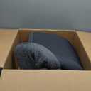 Bedsure Self Warming Dog Beds Large Sized Dog - Comfy Puppy Beds with Removable Washable Cover, Orthopedic Egg Crate Foam Pet Mat, Suitable for Pet Up to 65 lbs (36"L x 27"W x 3"Th, Ashen Grey-Self Warming Version)