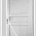 Side Opening Magnetic Screen Door, Fit Door Size 34 x 80 Inch, Reversible Left and Right Screen Door Mesh with Strong Magnet, Actual Mesh Size 36" x 81", White
