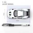 1/36 Scale Porsche 911 GT3 RS Diecast Car Models,Pull Back Vehicles Porsche 911 GT3 Toy Car,Cars Gifts for Boys Girls