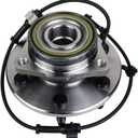 Autoround 515036 Front Wheel Hub and Bearing Assembly for 4x4 4WD Chevy Silverado, Tahoe, Avalanche, Suburban, Express 1500, GMC Sierra, Yukon, Savana, Cadillac Escalade ESV EXT 6 Lug w/ABS