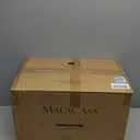 MALACASA 24-Piece Gourmet Porcelain Dinnerware Sets, Modern White Round Dish Set for 6 - Premium Serving Plates and Bowls Sets for Dessert, Salad, Soup, Pasta - Series AMELIA