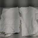 Horbaunal 2 Pack White Ruffle Pillowcases Standard Size, 20" x 26" Ruffle Pillow Covers Ultra Soft Microfiber Ruffled Fringe Pillow Shams, Shabby Chic Pillow Cases