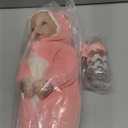 UOFTKIZ Baby Dolls - 17 Inches Real Life Girl Dolls with Soft Body, Gift for Kids 3+, Grandparents, New-Parents (Pink Unicorn)