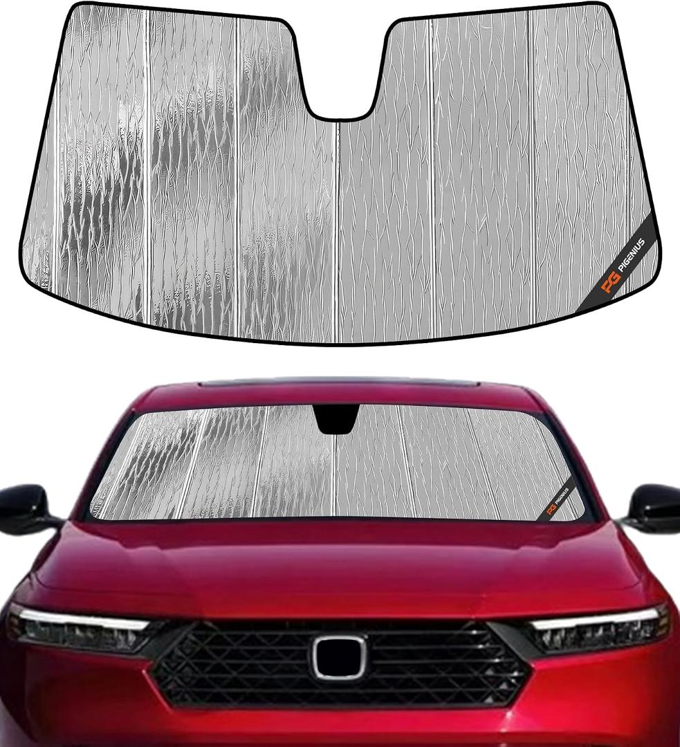 Pigenius Windshield Sunshade for Honda Accord 2023-2026 Front Window Sun Shade - AstraGuard