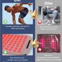 Red Light Wrap Belt, Cordless & Portable Light Panel, Adjustable Wrap for Waist, Back, Shoulder & Everyday Use, for Home, Fitness & Pets