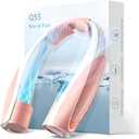 Portable Neck Fan, Max 20H, Rechargeable Personal Fan with 6000mAh Battery, 360 Cooling, 6 Speeds Hands-Free Wearable Fan, Gifts for Men, Women, Travel, World Cup, Outdoor, Medium
