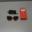 Livho Polarized Sunglasses, Retro & Oversized Shades for Women with Round Lenses