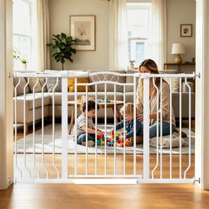 Fairy Baby 29.5"-53.0" Extra Wide Baby Gates for Doorway Pressure Mounted