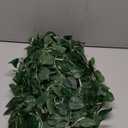 Led Ivy Vine Lights 12 Pack 9.4 FT * 6.2 FT Artificial Ivy with 240 Curtain Lights 8 Modes Room Vines for Bedroom Wall Weddings Party Christmas Garden Festival Decor (240LED-Clear Wire Plug-in)