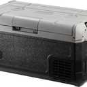 12V Car Refrigerator,21QT Portable Fridge Freezer with Blow Expansion Evaporator,-4~68 12/24V DC & 120-240V AC Freezer Cooler for Truck RV SUV Camping Travel,Reversible Door