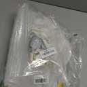 Balloon Column Kit Set of 2 With Balloons Included - with Base, and Pole,Balloon Tower Backdrop Decoration for Wedding, Baby Shower, Birthday Party, or Bachelorette Parties (Silver White)