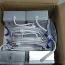 Ensenior 4 Pack 4 Inch LED Recessed Light, Dimmable, 5000K Daylight, 750LM High Brightness, 9W 120V, Damp Rated, Ultra-Thin Canless Wafer Ceiling Light - ETL & FCC & IC