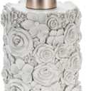 Easy Tang Resin Hand Soap Dispenser for Bathroom Kitchen 14 OZ - Refillable Wash Hand Liquid, Dish Detergent, Shampoo Lotion Bottle with Sliver Brushed Pump (Grey) (Gray)