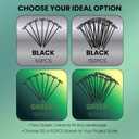 150 Pack Green Landscape Fabric Pins  6 Inch 8 Gauge Garden Staples for Weed Barrier, Landscape Fabric, Lawn Edging, Ground Cover  Rust-Resistant Painted Stakes