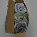 3-Pack Organic Swaddles for Newborns, Baby Sleep Sacks 0-3 Months - Baby Swaddle Wrap, Newborn Wearable Blanket, Infant Sleep Sack for Girls, Boys, Soft & Snug, Large Hook & Loop Closure (Ripple) (One Size)