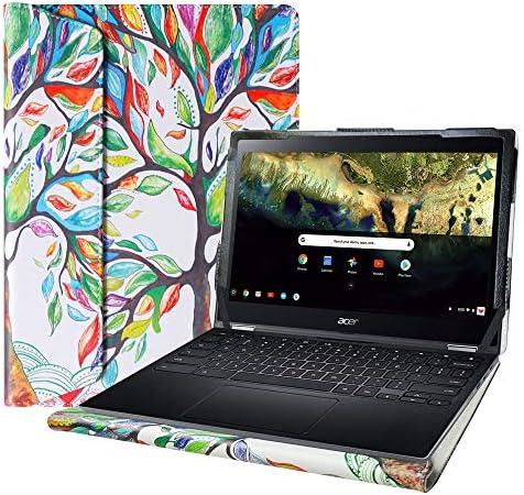 2 Pcs Alapmk Protective Cover Case for HP Pro x360 Fortis 11 G10/Pro x360 Fortis 11 G11/Pro Fortis x360 G11/ProBook X360 Fortis 11 G10/ProBook X360 Fortis 11 G9 11.6" Laptop, Love Tree