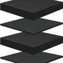 4 Pcs Pick and Pluck Foam 12 x 12 Inch, 2 Sizes Foam Inserts For Cases, Gun Case Polyurethane Foam Sheet for Toolbox, Storage Drawer, Game Box, Crafts (2Pack 12"x12"x2", 2Pack 12"x12"x0.4")