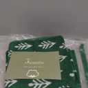 Jacquotha Green Cotton Hand Towels for Kitchen 4 Pack, Christmas Towels Bathroom Holiday Decorations Gifts with Funny Trees, Absorbent Quick Drying Towel for Hand Face Dishes 13” x 29”, 2Pcs