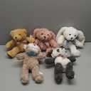 MaoGoLan 13 inch Stuffed Animals Bulk Plush Set Toys Bundle Party Favors for Kids Teens Girls - Soft Teddy Bear, Floppy Bunnies, Monkey, Panda - Baby Shower Decor Christmas Easter Gift, 5Pcs