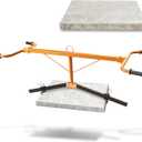 BZ SUN Heavy Duty Paver Slab Lifter, 9" to 47.2" Adjustable Span, 330 lbs Capacity paver lifter, Professional Paving Extractor Tool with 0.45" Thickened Solid Steel & Bolt-Fixed Safety Design