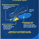 Dr. Scholls Energizing Comfort Mens Everyday Insoles with Massaging Gel - Clinically Proven, All-Day Energy and Comfort Inserts with Patented Triple Gel Design - Shock Absorbing, Arch Support (1 Pair (Pack of 2))