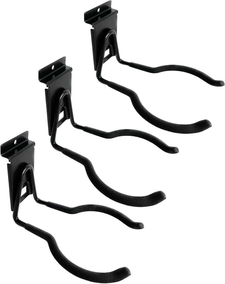 Power Tool Organizer for Slatwall, Garage Hooks for Hanging Yard Tools, Anti-Slip Weedeater Rack and Trimmer Holder, Versatile Slat Wall Drill Holder, 620 Series Slatwall Hooks