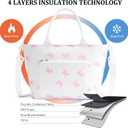 Lunch Bag for Women Adult Large Insulated Lunch Box Girl Cute Corduroy Lunch Tote Bags Reusable Leakproof Cooler Work Picnic