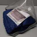 ALANSMA Reversible Weighted Blanket for All Season, Luxury Velvet, Warm and Cool, Adult 5Lb Blue Weighted Blanket, Enjoy Sleeping Anywhere (Blue,36"x48" 5lbs)