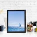 HUKONHEP 21x29 Black Picture Frames, Photos Frame with Plexiglass, Wall Gallery Photo Frames, Horizontal and Vertical for Wall Mounting, Home Office Decoration