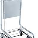 1 Pcs Hamper Stand with Step-on Foot Pedal and Self-closing Lid, Laundry Room Storage, Metal Frame, Holds 30-33 Gallon Capacity Bags for Dorm, Hotel, Home (Bags Not Included), 17.7 X 19.7 X 38.6 Inches