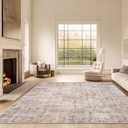 Area Rug 8x10 Washable Living Room Rugs: Large Abstract Soft Non Slip Area Rugs, Indoor Floor Non-Shedding Carpet for Bedroom Dining Room Kitchen Office Home/Dorm Decor, Dark Beige
