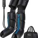 SHINE WELL Leg Compression Massager for Circulation and Pain Relief, Full Leg Massager for Swelling,with 3 Modes 3 Intensities 3 Timing Options,FSA HSA Eligible,Gift for Dad Mom