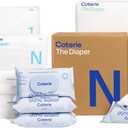 Coterie Baby Wipes + Diapers Kit, Size 1 (198 Count) & Size Newborn Diapers (93 Count), 4 Pack (224) Wipes with 99% Water, Plant Based Materials, Hypoallergenic for Sensitive Skin, Baby Essentials