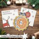 2 x Robotics Christmas Ornament 2025, Holiday Decoration Wooden Ornaments for Engineers, STEM Students, Tech Lovers, Unique for Science Enthusiasts, Friends, Men Women