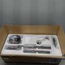 58 Inch Ceiling Fans with Lights and Remote, Black Indoor/Outdoor Ceiling Fan with Quiet Reversible DC Motor, 6 Speeds, 3CCT, 6 Blades Large Ceiling Fan for Living Room Bedroom Patio