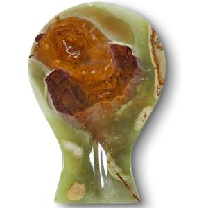 Luxury Handmade Multi Green Calcite Crystal Spoon Rest for Kitchen Counter, Best Spatula Holder for Kitchen Accessories & Housewarming Gifts