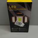 30W Rechargeable Work Light, 3000 Lumen Magnetic Work Light Battery Powered, Waterproof Portable Cordless Job Site Lighting for Construction Site, Workshop, Garage, Camping, and Car Repairing