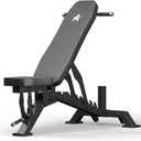 Weight Bench, Adjustable Workout Bench for Home Gym Full Body Workout, 1300LBS Weight Capacity Bench Press, Flat/Incline Bench with 33" Extra-Long Backrest & Wheels