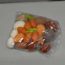 Threan 24 Pcs Felt Easter Eggs Decor Pastel Decorative Felted Eggs Carrots Hanging Ornaments Colorful Spring Basket Fillers Tree Decor for Home Wall Party Crafts(Farm Fresh Color)