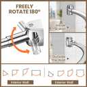 Silver Curved Shower Curtain Rod 42-78 In Adjustable Bowed Shower Rods Rounded Shower Curtain Rod Bathroom, Bathtub, Stall Rust proof, Premium Stainless Steel Need To Drill