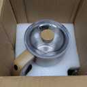 AMZCHEF Milk Frother Steamer, 8-in-1 IH Induction Heating Frother with 2 Cups (21oz & 13.5oz), Automatic Cold Foam & Heated Milk Maker for Latte, Cappuccino, Hot Chocolate (Black)