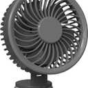 2026 New Upgraded Vacuum Suction Small Portable Fan for Car Cruise Desk, Car Fan Strongest Suction Adjustable, Travel Fans for Cruise Ships, Rechargeable Fans for Gym Kitchen Makeup Mirror