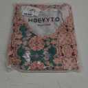 HBEYYTO Women Plus Size Sundress with Pockets V Neck Sleeveless Loose Fit Tank Dress Floral Print Beach Cover up 2XL